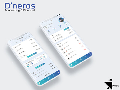 D'neros App UI #2 accounting app app app design app designer design dneros dribbble finance financial app profile statistics status typography ui uidesign uiux user interface design ux web