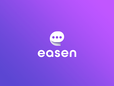 Easen Logo app branding design experience icon identity interface design ios logo type typography ui ux vector