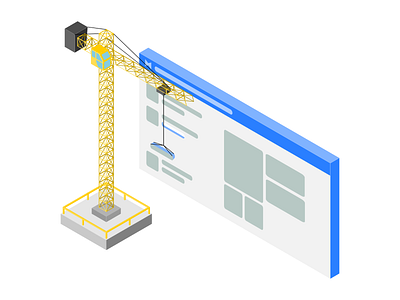 Site under Construction construction inkscape isometric