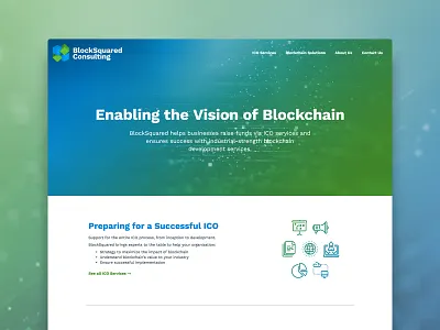 BlockSquared Consulting Website branding ui web website