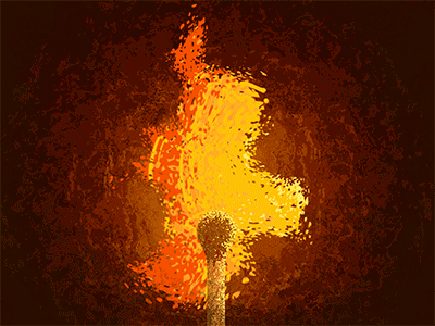 Burning match 2d animation 2danimation after effects after effects animation aftereffects animation burning design fire fire loop gradient graphicdesign illustration loop loop animation match motiondesign motiongraphics moton graphics texture