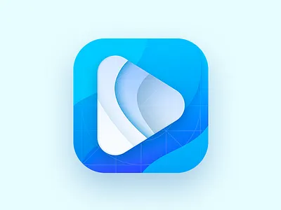 App Play Icon of a Video Platform app icon appicon appstoreicon blue play playicon