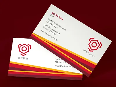 SilverAnt Business Card branding business card