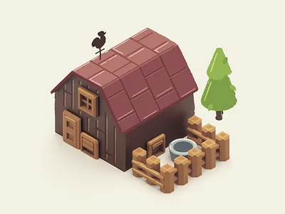 Coop 3d coop farm stardew valley