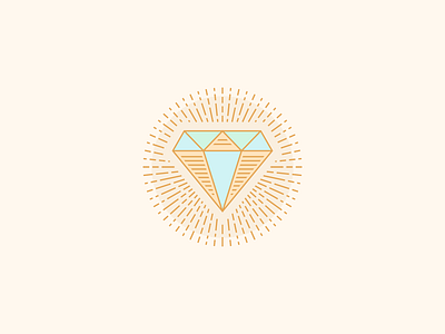 Circular Line Diamond badge beam beaming bling circle circular design diamond engraved icon illustration jewelry line logo radiant ray rays rebound vector vintage