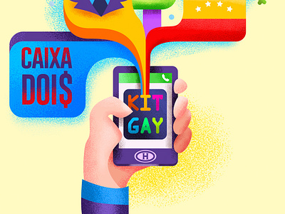 #Caixa2Bolsonaro art color colorful illustration vector