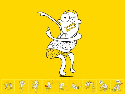 Funny little anime003 2d ai animation character funny illustration