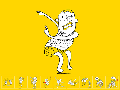 Funny little anime003 2d ai animation character funny illustration