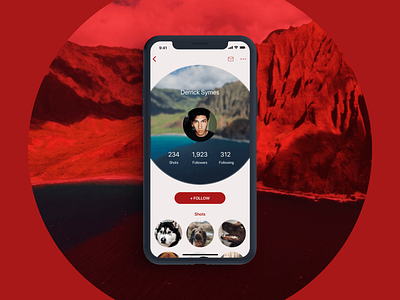 Daily UI #006 - User Profile dailyui dailyui 006 profile ui user profile