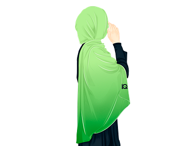 Vexel Art muslim hijab artist hijab illustration vector vexel