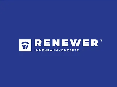 Renewer Logo Design brand identity branding corporate design design flat illustration lettering logo logodesign typography