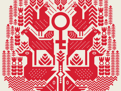 Unlocking her potential behance project design graphic graphic design graphic design icon illustration india cultural illustration