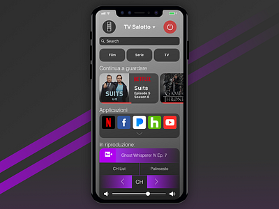 Daily UI Challenge 025 - TV App 025 daily 100 challenge tv app ui