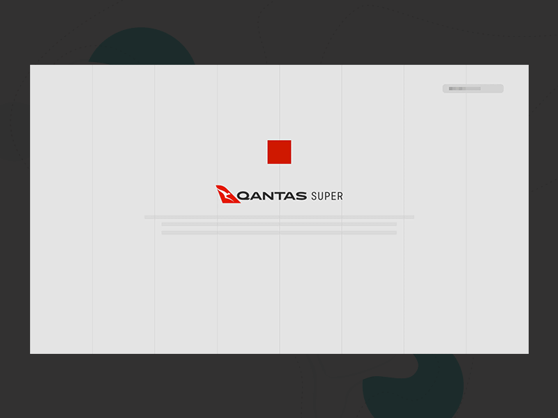 QANTAS Super - Ux Nav / Menu menu nav ux