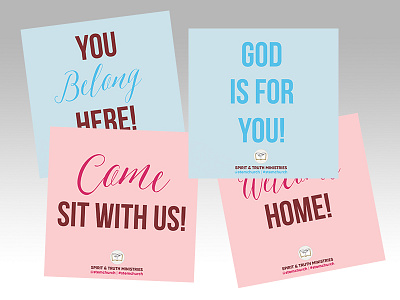 STEM Church | Handheld Signs art artwork church design graphic design philippines print print design stem stem church typography