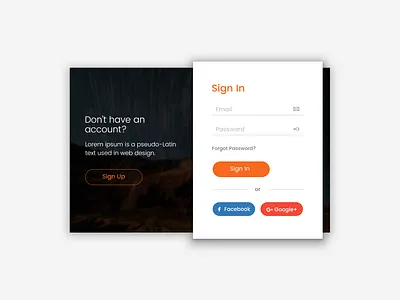 Login Popup login login box login design popup signin