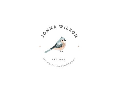 Wildlife Photography Watermark bird logo brand branding busines card design feminine logo forest logo illustration photography photography logo pink typography vector watercolor