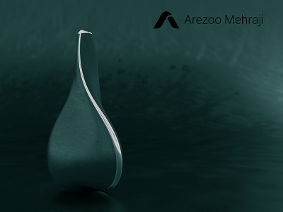 VASE 3d 3dmodeling art design designer fashion green keyshot logo luxury design minimal modeling product productdesign rendering rhinoceros silver