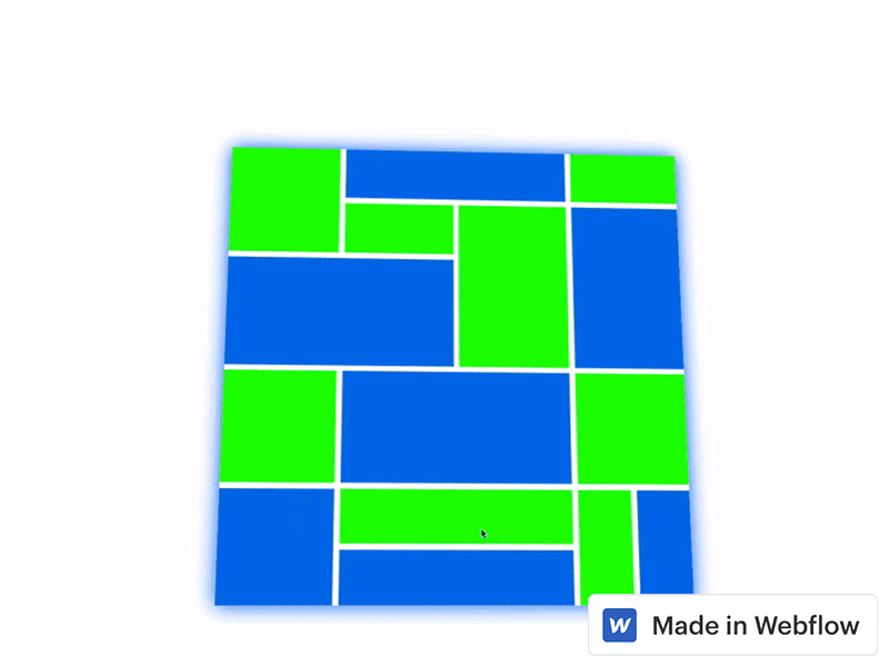 Color Blocks with CSS Grid in Webflow animation css grid css3 html5 interactions web animation webflow webflowix2