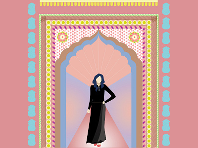Sister from another mother arabesque contribution debuts debutshot design design art designinpiration flat illustration mentor places sister sketch tangentkitty ux vector vector art well wisher women