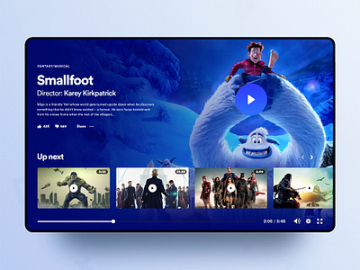 Video player minimal UI design best best design best designers design interaction design ui userexperiencedesign userinterfacedesign ux video