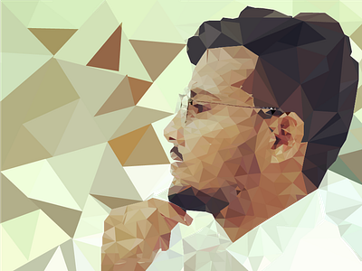 Low polygon Design illustration