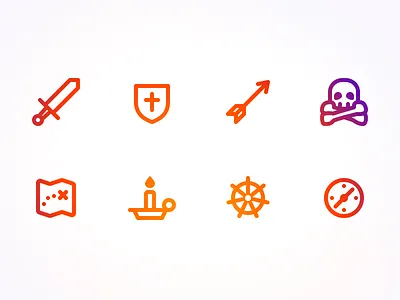 Sneak Peak 8: Adventure! adventure icon pack