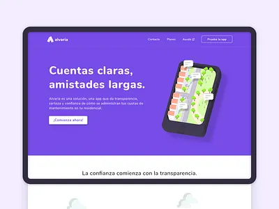 Alvaria - Landing Page desktop illustration inteface landing landing page ui ui ux ui 100 ui design website