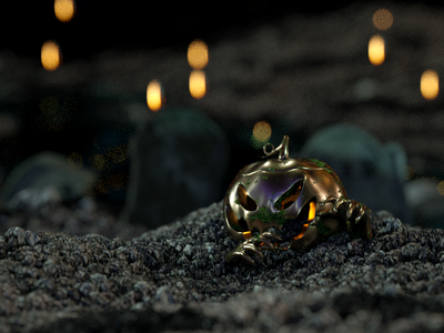 Pumpkin 3d c4d cinema4d design modeling