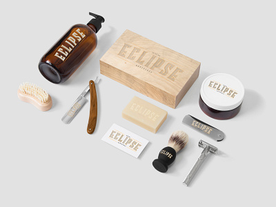 ECLIPSE barber logo barbershop brand branding branding design logo logotype