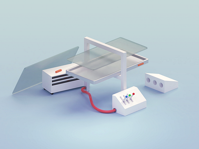 Google Repair 3d blender blender3d clean cycles google illustration lowpoly simple