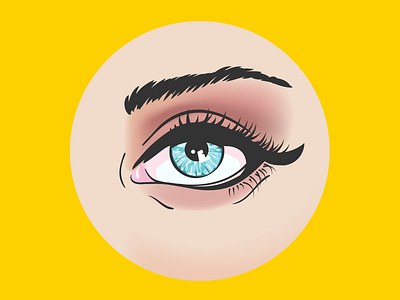 Vector Eye Illustration adobe adobe cc design dribble eye illustration illustrator vector vector art vector artwork