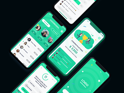 Golf Trivia Game UI/UX Concept animation app branding design flat game game app icon illustation ios typography ui ux vector xd