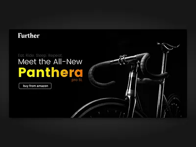 Design Concept: Panthera pro SL 30 day challenge 30 days 30daychallenge 30days amazon label design bicycle black brand branding dailyui design gradient gradient color landing page product product branding product landing product landing page ui web design