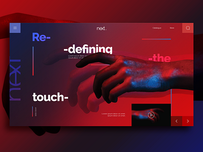 Tech Company Landing Page Design Idea adobe artwork css design designer digital art dribbble gradient html javascript landingpage typography ui ux web webdesign webdesing webpage