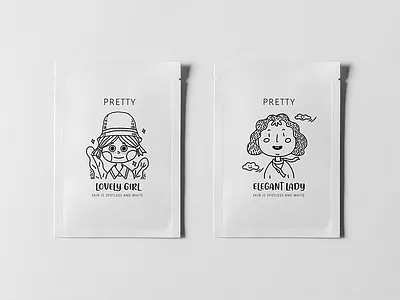 pretty design illustration