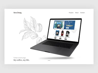 Portfolio website 2018 landing page minimal ui visual design website 網站