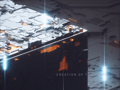 Creation of the century c4d design 3d