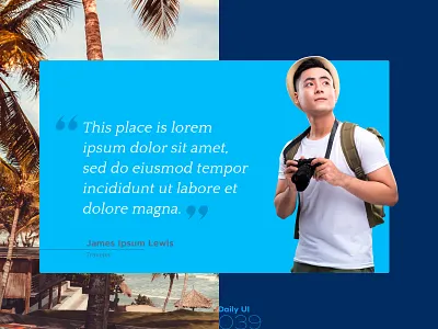Daily UI #039 039 dailyui testimonial