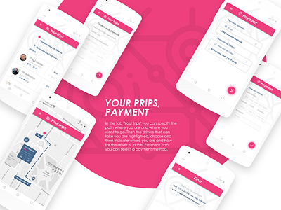 Taxi app for Android android android app app branding design figma figmadesign graphic icon minimal photoshop taxi taxi app typography ui ui ux ui ux design ux web website
