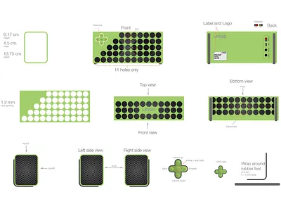 Cuatro Bluetooth Speaker bluetooth speaker branding product concept product design product id smart speaker ui ux ui ux design user experience user interface