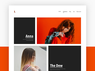 E-Commerce -2 design interface minimal project sketch ui ux web design