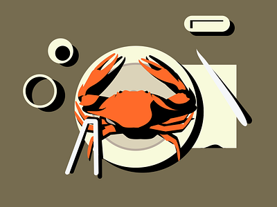 breakable breakable crab inktober my favorite food vectober