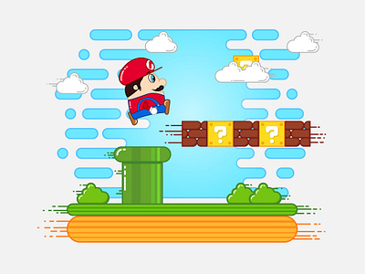 Mario Bros art character character art cute design digitalart digitalillustration fanart flat flatillustration graphic design illustration illustrator mariobros vector vectorart vectorillustration