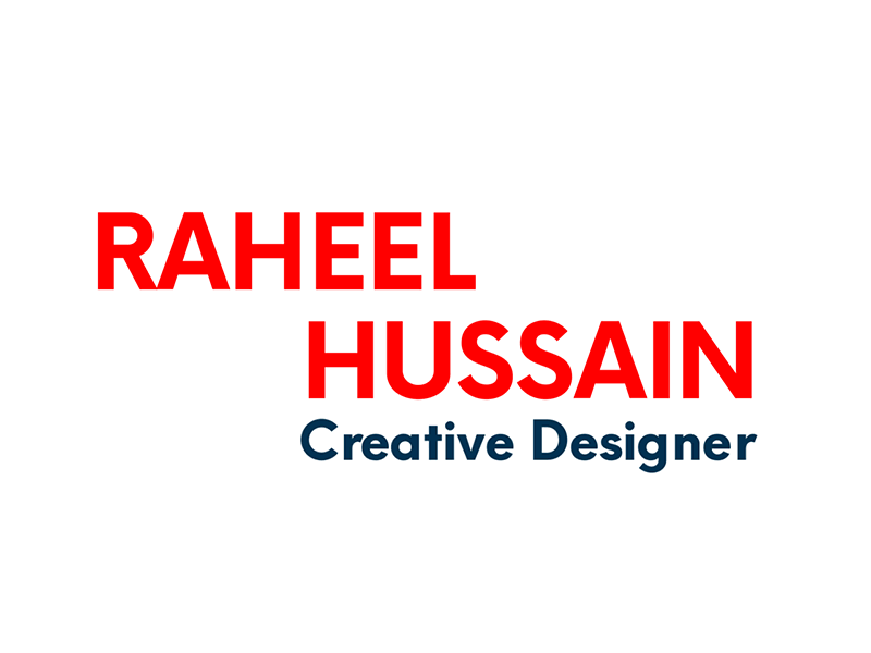 Raheel Hussain after effect animation animation 2d creative designer typo