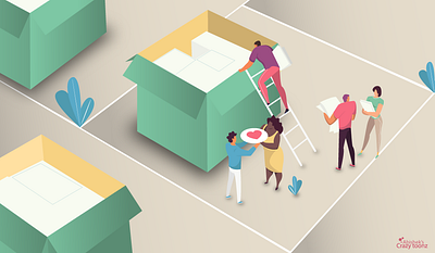 Uploading our work design illustration socialmedia