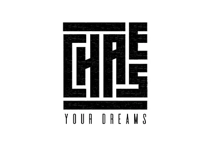 Chase Your Dreams design digital art graphic design graphic art logo logodesign type art typography