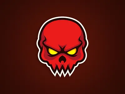 Skull character esport esportlogo gamerlogo illustration logo logogaming mascot skull tshirtdesign