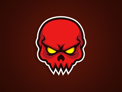 Skull character esport esportlogo gamerlogo illustration logo logogaming mascot skull tshirtdesign