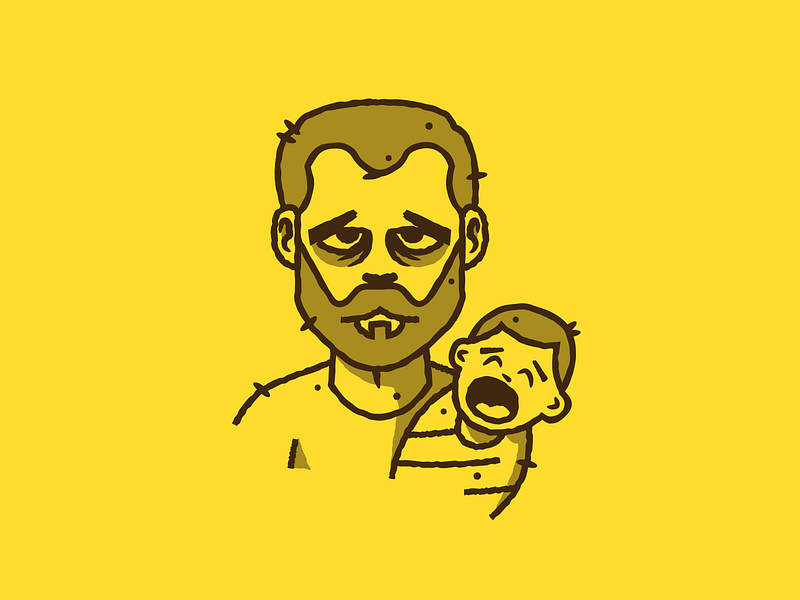 Inktober - Day 21 - Drain baby design drain graphic design illustration inktober vectober